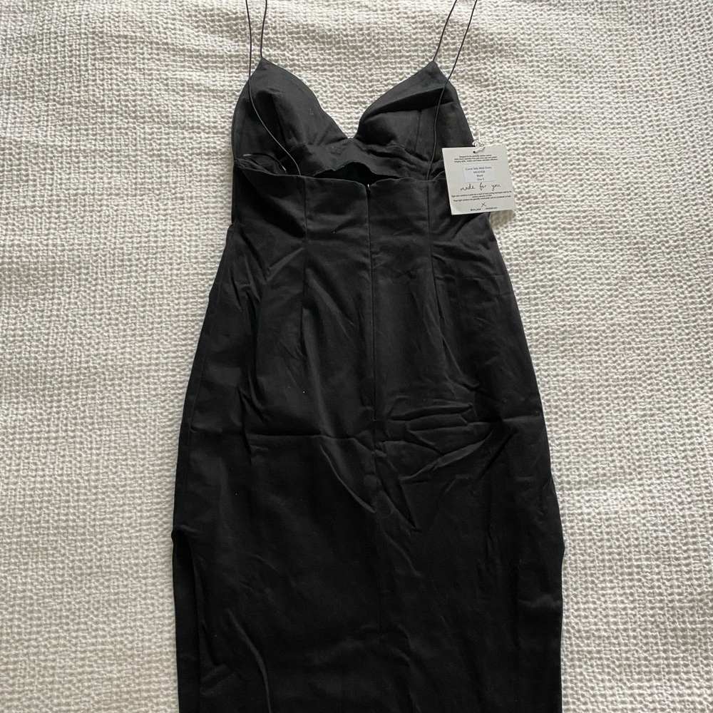 NWT Free People x MLM black midi dress Sz S